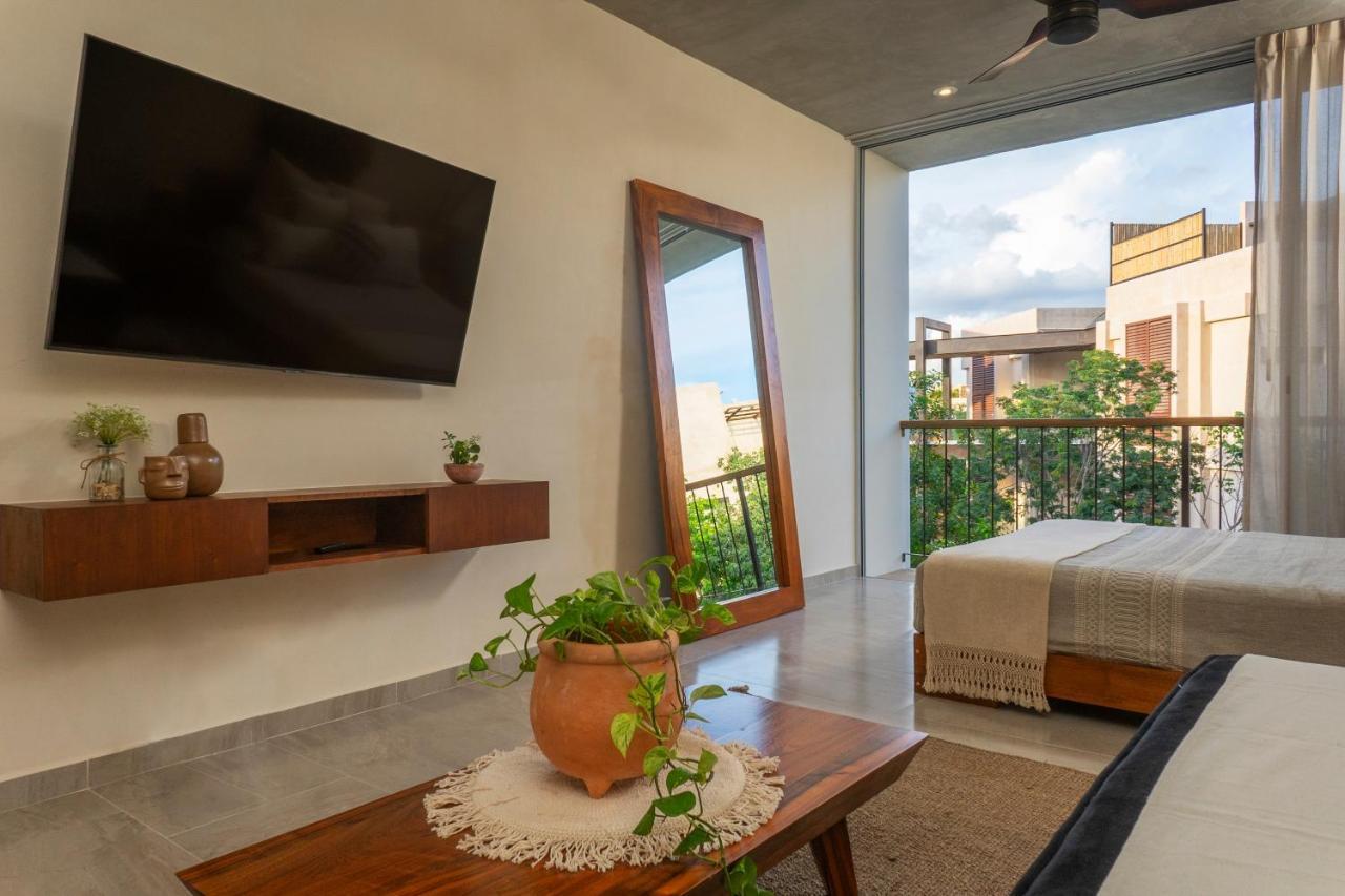 Private Pool And Roof Top For 3 In La Veleta Tulum Exteriör bild