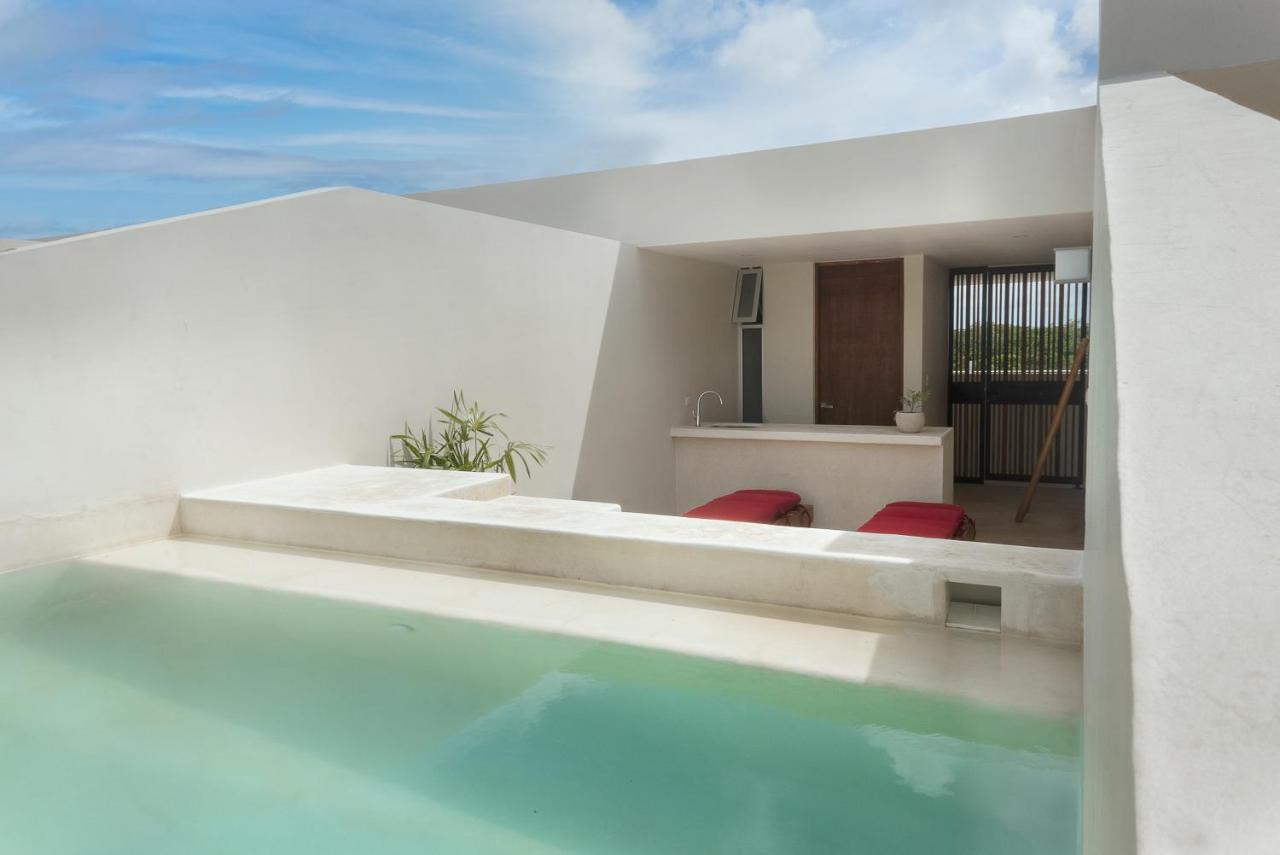 Private Pool And Roof Top For 3 In La Veleta Tulum Exteriör bild